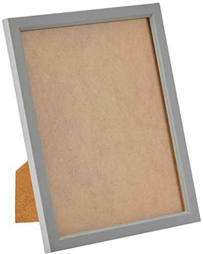Frame Company Drayton Range 9 x 7-inch Grey Picture Photo Frame with Light Blue Mount For Image Size 8 x 6-inch
