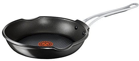 Tefal Jamie Oliver Premium Poêle Fonte d'Aluminium Induction Wave Poêle en Fonte d'aluminium revêtement en Fonte d'aluminium Noir, Fonte d'aluminium, Noir, 50.6 x 29.6 x 13.1 cm