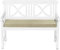 TexDeko® Gartenbank Sitzpolster 100 x 42 x 6cm Outdoor wasserabweisend waschbar Bankkissen Bankpolster Polster (Sand)
