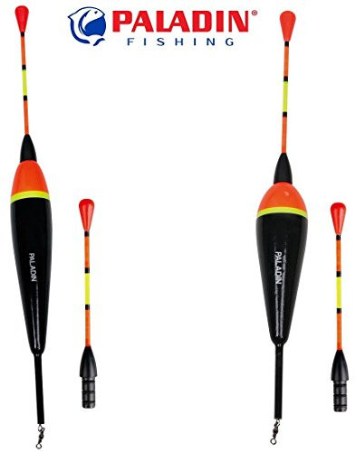 Paladin Big LED Angelpose - Posen zum Nachtangeln auf Aal & Zander, Leuchtpose, Angelpose mit Beleuchtung Schwimmer Knicklichtpose, Tragkraft:5g