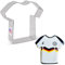 Keksausstecher T-Shirt, Fußball-Trikot - 8,9 cm - Ausstechformen von Ann Clark USA