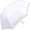 iX-brella weißer XXL Hochzeitsschirm Automatik - All In White - verbundene Herzen personalisiert mit Namen