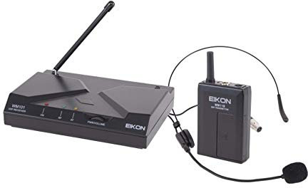 Proel EIKON WM101HV2 - Radio Microfono ad Archetto wireless a frequenza fissa con archetto per canto, sport fitness, karaoke e presentazioni, Nero (EIKON WM101HV2)