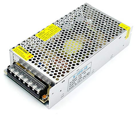 inShareplus 12V 10A 120W, DC Universal Regulated Switching Power Supply, 110/220V AC to DC 12 Volt LED Driver, Converter, Transformer for LED Strip Light, CCTV, Computer Project, 3D Printer