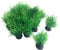 Smoothedo-Pets Aquarium Plants Fish Tank Decorations 20pcs Small Size/1inch Tall Plastic Artificial Plant Goldfish Waterscape Fish Hides Mini Grass Set (Green-C)