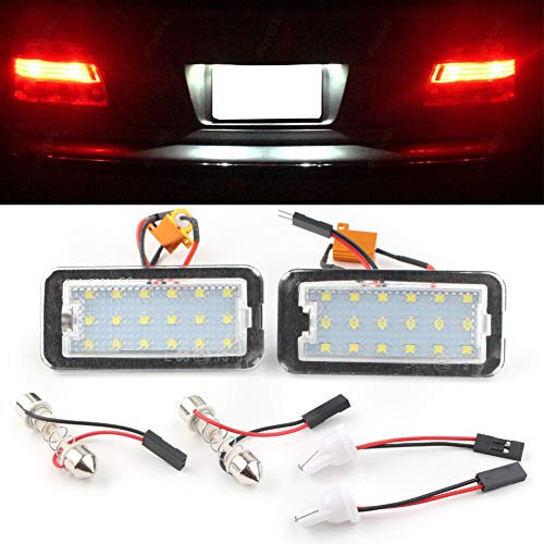 GZYF Car Auto LED Number License Plate Light For Fiat 500 / 500C Convertible All Models 2007-2016