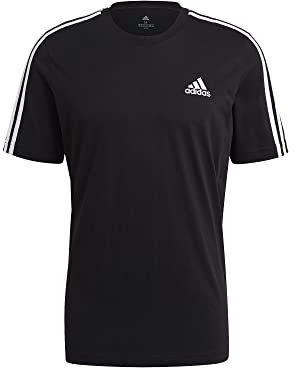 Adidas M 3S SJ T,Black/White GL3732, Größe:L, Farbe:CBLACK/FTWWHT/GUMM1