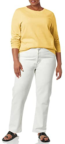 Amazon Essentials Damen Fleece-Sweatshirt zum Überziehen mit Rundhalsausschnitt (In Übergröße erhältlich)