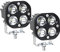 Willpower 2PCS Led Arbeitsscheinwerfer Bar 3 Zoll 8CM 40W Weiß Led Scheinwerfer 12V 24V Wasserdicht Spot Led Bar für Offroad Auto Traktor KFZ Zusatzscheinwerfer Rückfahrscheinwerfer Lightbar