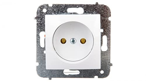Carla 5901752634862 Elektro-Plast-Steckdose, weiß, 1731-10