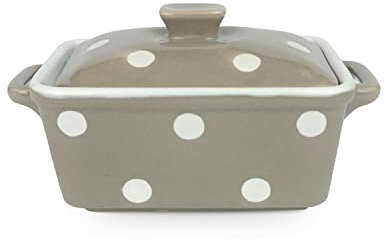 Nada Home Butterdose aus Keramik Isabelle Rose in Punkten Butterdose Backblech Backblech 5031