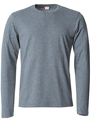 CLIQUE T-shirt basique à manches longues pour homme, L