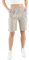 Womens Shorts with Pockets Lightweight Elasticated Summer Easy Care Ladies Travelling Pull on Comfy Lounge Shorts Plus Size (14, Beige)