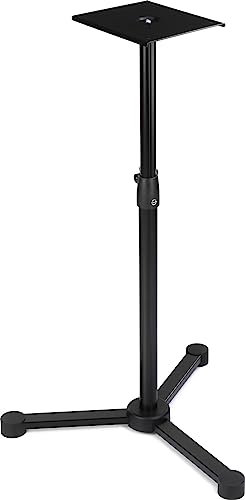 K&M Trípode para monitor 26720, negro, acero - estante de altura ajustable para monitores de campo cercano - placa grande