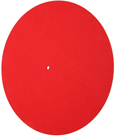Vinyl-Plattenspieler-Matte, Erhöht Robust den Schallplattengriff, Verhindert Statische Elektrizität, Reduziert Rückengeräusche, Plattenteller-Matte
