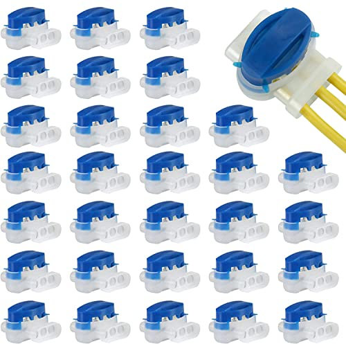 GWHOLE Connecteur Electrique Etanche 30 Pcs Connecteur Cable Robot Tondeuse Remplis des Résines Connecteur Robot Tondeuse Connecteur Etanche pour Cable Robot Tondeuse Cable Tondeuse Robot