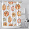 Duschvorhang W300cm x L180cm Allerheiligen Duschrollo Anti-Schimmel, Duschvorhänge Wasserdicht, 3D Outdoor Vorhang Waschbar, Schnell Trocknend Polyester, Extra Lange Badezimmer gardinen mit 12 Haken