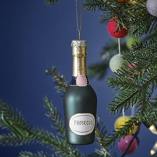 Ginger Ray Christmas Novelty Prosecco Bottle Hanging Tree Decorative Accessory