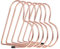 DIKACA Buchstütze Nerd The nervers Book Holder Stand Metall-Design stabile schulbuchständer Roségold Lagerung Bücherregal Krawatte Schuli Aufbewahrungskiste Student Veranstalter Eisen