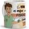 LolaPix Regalo compañera trabajo. Tazas personalizadas con nombre. Tazas originales para regalar. Regalos para fisios. Taza cerámica 330 ml.