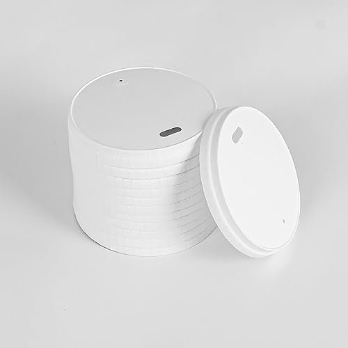 P Prestige Pack Couvercle pour gobelets en carton, pour gobelets café à emporter, biodégradable et compostable, pour gobelets en carton (1000, Ø 80)