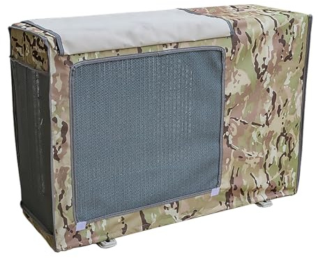 XRRJFYH Klimaanlage Abdeckung aus Wasserfestem Sonnenschutz 600D Oxford Gewebe, Verkleidung Klimaanlage Außengerät (Color : Desert, Size : 80x32x55cm)