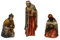 ZICOM Krippenfigurenset Hlg. DREI Könige Bethanien natürlich ca. 8cm Polyresin handbemalt