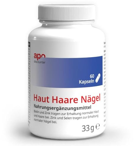 Haut Haare Nägel Kapseln von apodiscounter 60 stk