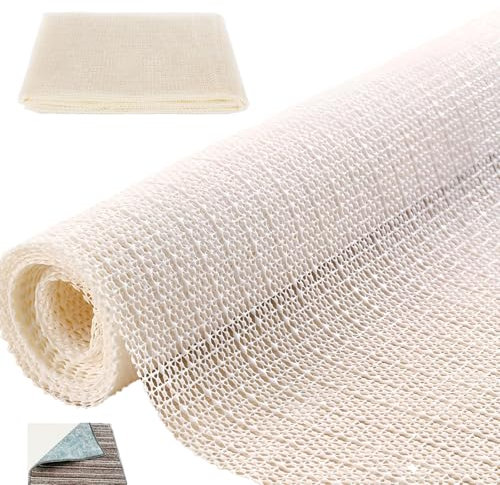 Antirutschmatte für Teppich, 180x200 cm/70,86x78,74 in Schneidbar Teppichunterlage rutschfest, Mehrzweck Anti Rutsch Matte, Waschbare PVC Mesh Anti Rutsch Pad, Verwendet für Automobil