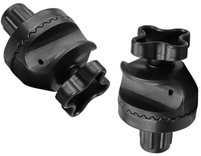 SEIWEI Three-piece Suit, Garden Swing Plastic Fittings for Canopy Frame and Swing Frame with Tilt Adjustment Outdoor