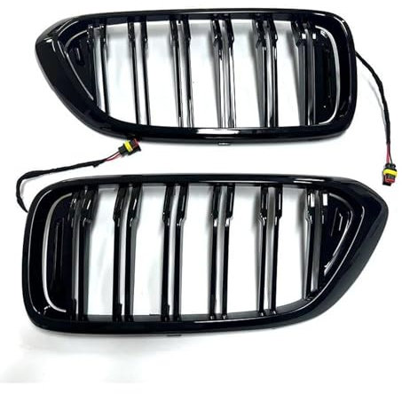 YSQIFBABD Kühlergrill Für 5 Serie 6 Serie 7 Serie GT G30 G32 G11 G12 Mit leuchten Auto Front Stoßstange Nieren Grille Kühlergrille