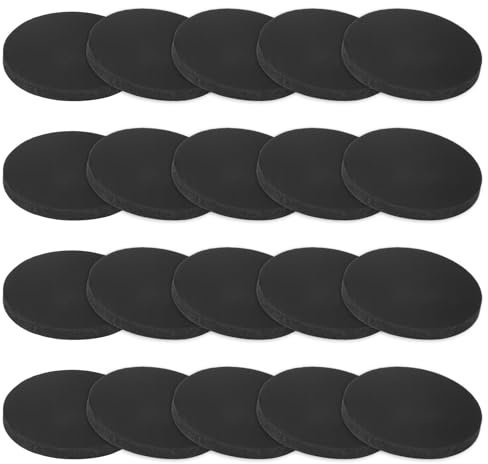 M METERXITY 20-Pcs Rondelles En Caoutchouc Pleines, 30mm Diamètre Extérieur x 3mm Épaisseur coussins Anti-Vibration Réducteurs De Bruit Joints En Caoutchouc