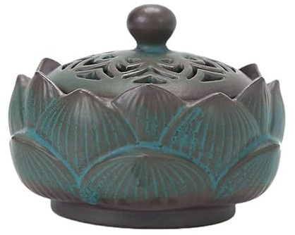 XYUERU Knoblauchtopf,Blumenform Kreativität Retro Keramik Knoblauchglas Handmade mit weißem Knoblauchglas Aufbewahrungs Zwiebel Gewürz Vorratsdosen für Küche, Knoblauchküst