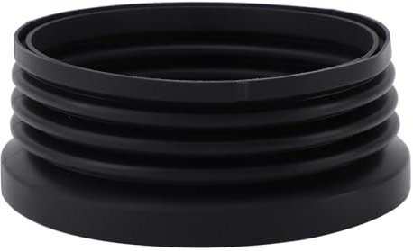 Kaffeemühle Silikon -Bellow -Ersatz für Einzeldosis -Trichter kompatibel mit Baratza Encore ESP Virtuosa+ Food Grade Staubproof Schwarz 13,5 x 5,5 cm