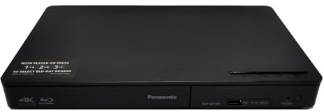 MultiRegionMagic Blu-ray Player Compatible with Panasonic DMP-BDT180EB Blu-Ray Region A,B & C DVD Region 0-8 (Multi Region) - 2D/3D - DMP-BDT180