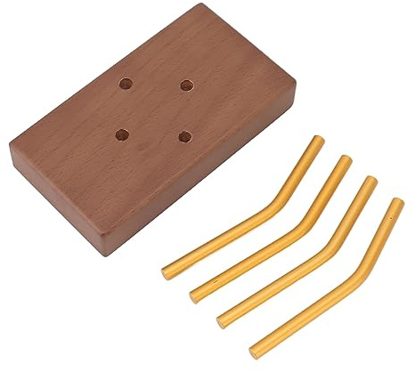 Soporte para colador de café Base de madera |Soporte estable para el desorden: vertido transparente |Estante decorativo para almacenamiento de papel de café |Forma de pastel/fácil