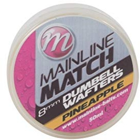 Mainline Match Dumbell Wafters 8mm 50ml Yellow Pineapple MM3108 Matchangeln Wafter Hakenköder Hookbaits