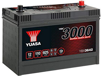 640SHD Yuasa Cargo Super Heavy Duty Batterie 12V 110Ah YBX3642