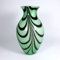 CRISTALICA Glasvase Blumenvase Dekovase Green Jungle 30cm grün