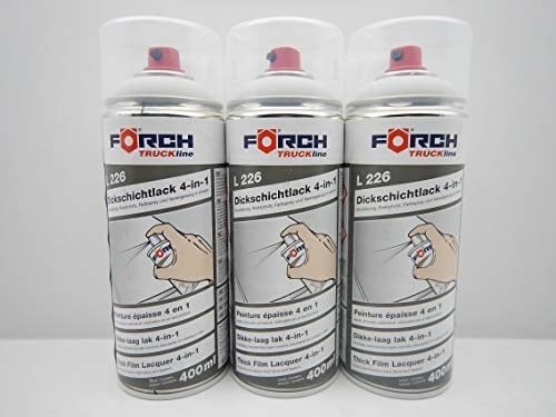Förch 4 in 1 LKW IC194 WEISS DICKSCHICHTLACK LACK SPRAY SPRAYDOSE 400ML (3)