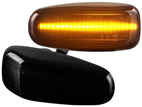 DoLED LED Seitenblinker Blinker getönt Schwarz/Rauchglas kompatibel für Mercedes Benz C-Klasse E-Klasse Sprinter Vito Vaneo