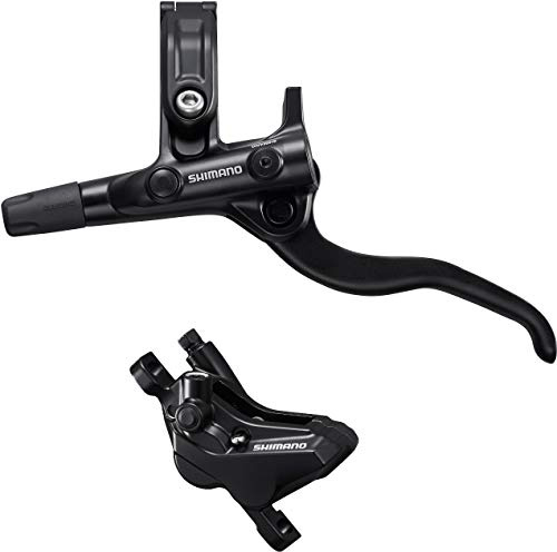 Shimano Deore BR-MT420/BL-M4100 Deore bled brake lever/post mount 4 pot calliper, rear left