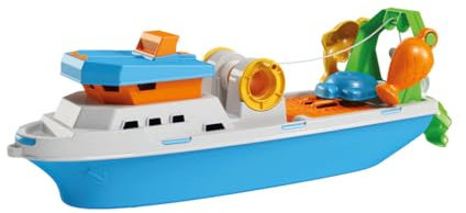 Adriatic S.R.L. - Kunststoffschiff 40 cm, Farbe blau, 1189