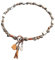EM-Keramik Kette *Gipsymee* Chichi Ivory - edles Tau Schmuckhalsband für Hunde - Taupe und Rosegold