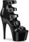 Pleaser ADORE-700-33 Blk Pat/Blk, Blk Pat Blk, 37 EU