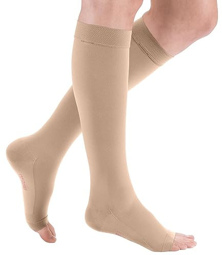 mediven comfort CCL2 AD Kompressionsstrümpfe normal (39-44 cm) o. Fußspitze Trikotabschlussrand IV beige