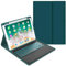 CHSTLS Keyboard Case for iPad Pro 12.9 5th Gen 2021 / 4th Gen 2020 / 3rd Gen 2018, Smart Folio Cover with Detachable Wireless Bluetooth Backlit Keyboard and Touchpad, Pencil Holder - Dark Green