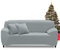 FIGOOO Sofabezug 3 Sitzer Stretch Sofabezüge mit Armlehnen Spandex Couchbezug Modern Anti-Rutsch Waschbar Sofa Protection Cover Schonbezug Couch(3-Sitzer,Hellgrau)