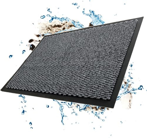 Paillasson Entrée - Taille XL 80X60 - Super Résistant et Super Absorbant - Antidérapant - Facile d'entretien
