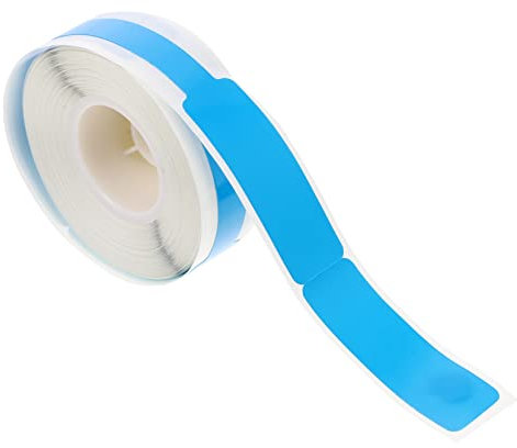 Ciieeo 3rollos Etiquetas Térmicas Autoadhesivas Para Cables Papel Azul Resistente Al Desgarro Uso Fácil y Conveniente
